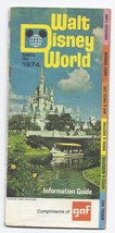 1974 GAF Walt Disney World Guide book - $48.76