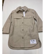 TOPSHOP Button Front Utility Coat in Beige    (ccc198) - £7.49 GBP