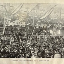 Democrat Convention 1900 Print New Declaration History Struggle Chicago ... - £22.70 GBP