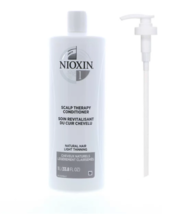 Nioxin System 1 Scalp Therapy Conditioner, 33.8 oz - Pump - £25.09 GBP
