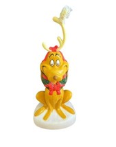 Christmas Lighted Blow Mold Outdoor Decor Grinch Max With Antler Dr. Seu... - $66.42