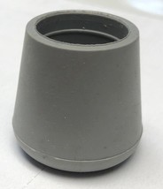 4 Rubber 7/8&#39;&#39; Gray Chair Tips - £6.21 GBP
