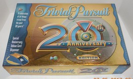 Trivial Pursuit 20th Anniversary Edition 2002 Game 100% Complete Hasbro - £11.52 GBP