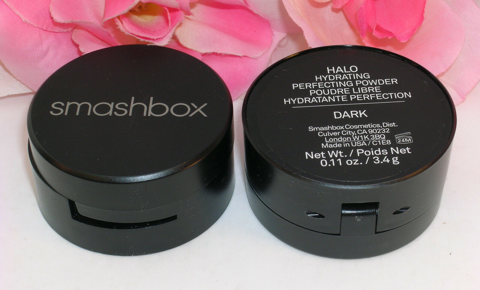 New Smashbox Halo Hydrating Perfecting Powder Dark .11 oz / 3.4g Anti Aging - $14.99