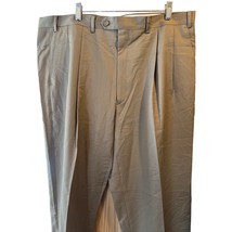 Ralph Lauren Men’s 40x29 Brown Flat Front Straight Leg Wool Dress Pants - $34.65