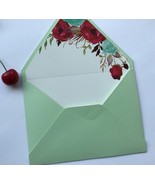 50pcs customized invitations cards envelopes,acrylic invitation cards en... - $32.00