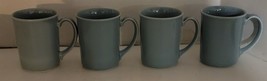 4 Vintage Corelle Corning Country Blue Lily Coffee Tea Cocoa Mugs - $18.81