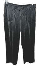 New Westbound Lounge Pants Women&#39;s Large Black Velour Casual Wear - MD - $26.68