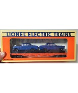 Lionel 6-16933 LL Lionel Lines Orange Flatcar w/ Blue Autos C10 - €24,83 EUR