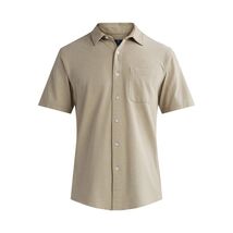 George Men's Knit Button-Up Shirt, Sandstorm Size 3XL(54-56) - $21.77