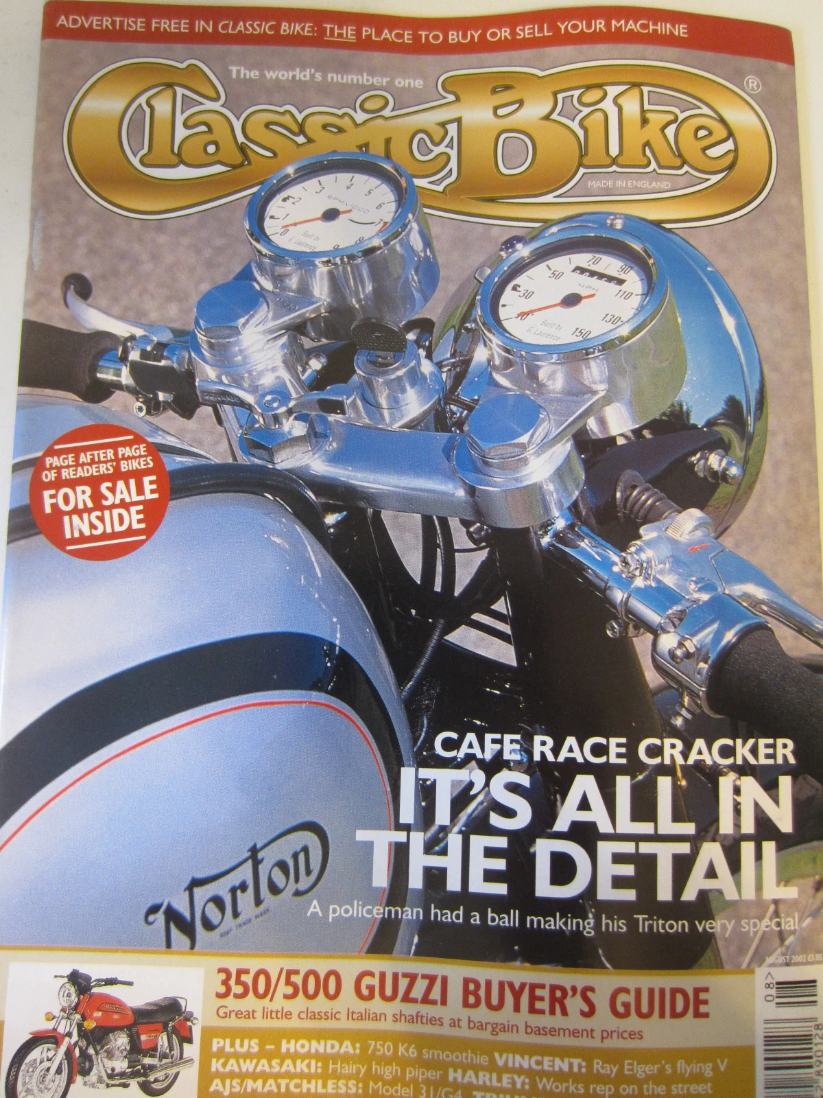 Classic Bike, August 2002 - $114.33 MXN