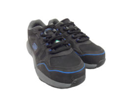 Skechers Women&#39;s Steel Toe Steel Plate Work Shoes 99993551 Black/Blue Si... - $47.49