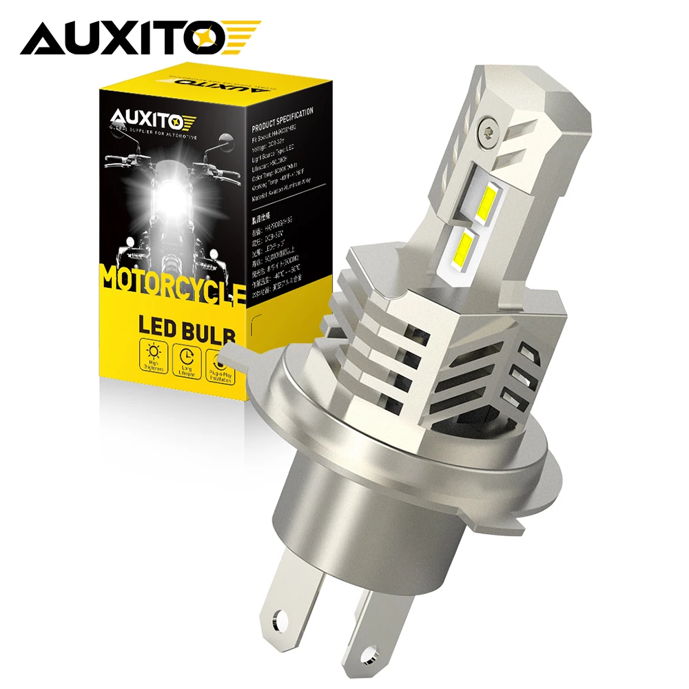 1Pcs AUXITO Canbus H4 9003 LED Headlight Bulb CSP 26W 6000k White High Low Beam  - £489.40 GBP