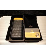 Black &amp; Gold Leather  Carrying Case NIB - $1,573.31 MXN