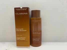 Clarins Liquid Bronze Self Tanning for Face and Décolleté 4.2 oz NIB SEALED - £65.59 GBP