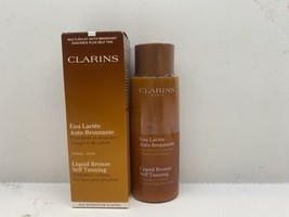 Clarins Liquid Bronze Self Tanning for Face and Décolleté 4.2 oz NIB SEALED - $82.16