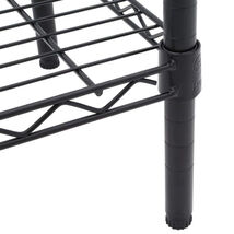 HDX 4-Tier Steel Wire Shelving Unit in Black (36 in. W x 54 in. H x 14 i... - $54.88