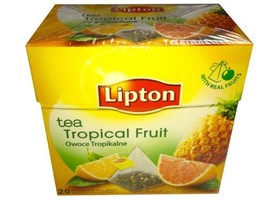 Lipton Schwarztee Tropical Fruit Tea 20 Pyramiden Teebeutel - $24.94
