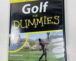 Golf for Dummies DVD with Gary McCord CBS Golf Commentator Tall Case - $6.78