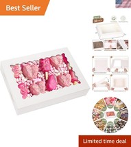 Large 30-Count Christmas Bakery Boxes - 14x10x2.5 Inch Dessert Packaging - $728.59 MXN