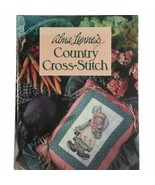 Vintage 90s Country Cross-Stitch Book Alma Lynne&#39;s Hardback Craft Book - $25.74 CAD