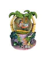 Disney Lilo and Stitch Aloha Musical Light Up Globe Plays “aloha Oe” RARE  - $123.75