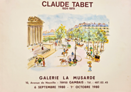 Claude T – El Musarde Gallery – Original Exhibition Poster – Poster –... - £117.05 GBP