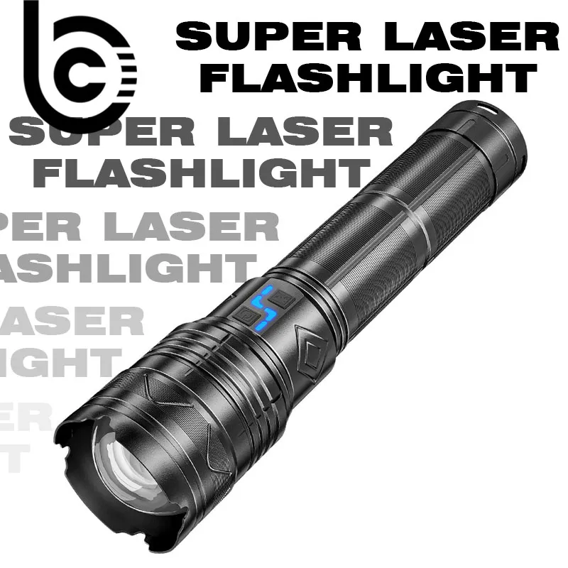 Ange powerful led flashlight type c usb rechargeable 24000mah 11200mah torch light high thumb200