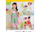 Simplicity Creative Patterns Pattern 8144 Toddlers&#39; Fabric Mixed Outfits... - $7.80