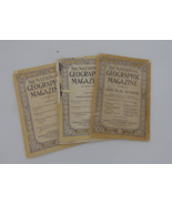 LOT OF 3 1917 1919 1920 National Geographic Magazine ANTIQUE - $33.70 CAD