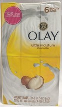 6 Pack Olay Ultra Moisture Beauty Bar w/Shea Butter  3.75 oz Each  - £23.47 GBP