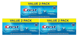 Crest Pro Health Clean Mint Toothpaste (4.3oz) 6 Tubes - £28.54 GBP