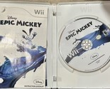Disney Epic Mickey (Nintendo Wii, 2010) Manual and Disc Only, No Cover Art - £4.60 GBP
