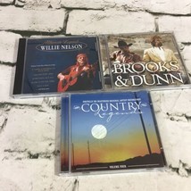 Country Music CDs Willie Nelson Brooks And Dunn Legends Lot Of 3 - $9.89