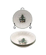 Set Of 4 NIKKO Happy Holidays Christmas Tree Cereal Bowls 7 5/8&quot; - $29.99