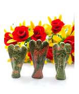 Unakite Angel 2 Inches, Guardian Angels-Pack Of 1 with Velvet Pouch - $915.99 MXN