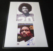 Billy Sims Signed Framed 12x18 Photo Display Lions Oklahoma - £59.34 GBP