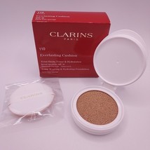 Clarins Everlasting Cushion Foundation REFILL w/Sponge HONEY 110 Sealed - $10.88