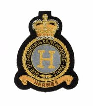 Hand embroidered Fashion Patch Sewn on Black felt  - £23.66 GBP
