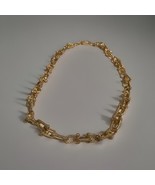 U link Gold plated diamond encrsted Necklace 21 In/ 2 inch extender￼ - $140.26 CAD