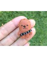 Felt Miniature Chewbacca, Felted Chewie Plushie, Handmade Tiny Brown Woo... - £11.01 GBP