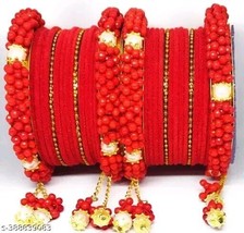 Indian Women/Girls Bangles/Bracelet Gold Plated Fashion Wedding Favor Je... - $23.27
