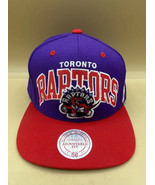 Toronto Raptors NBA Basketball Team Snapback Hat Purple Red Mitchell &amp; Ness - £19.45 GBP