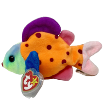 Ty Beanie Baby Lips the Fish with Tag 1999 Excellent - £12.89 GBP