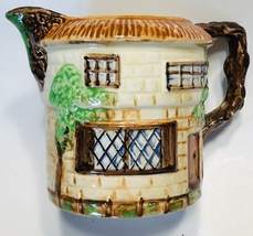 Beswick Ware Pitcher Handpainted Pottery Cottage Pattern 4.5&quot; Tall England 242 - £19.39 GBP