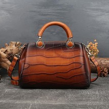 2022 New Alligator Genuine Leather Women Bag Luxury Handbag Retro Large Capacity - £95.29 GBP