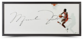 Michael Jordan Autographed Bulls &quot;The Show II&quot; 46&quot; x 20&quot; Framed Lithograph UDA - £6,314.65 GBP