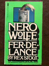 Rex Stout Nero Wolfe Fer-De-Lance Great Cover Photo - $2.96