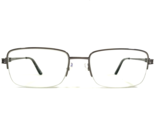 Bulova Eyeglasses Frames OVERBROOK GUNMETAL Grey Rectangular 57-19-140 - $49.49