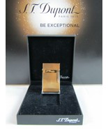 S.T. DUPONT Ligne 2 Diamond Head Yellow Gold Lighter #16284 AUTHENTIC NI... - £762.29 GBP